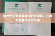 加州州立大弗雷斯诺分校荣耀学位，助你迈向非凡生涯巅峰