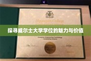 解码威尔士大学学位的全球吸引力