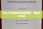东北大学学子风采录，揭秘成绩单背后的奋斗篇章