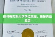 梅努斯荣耀揭秘，学位证书背后的真知风采