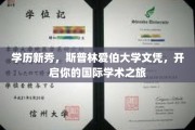 国际视野启航站，斯普林爱伯大学文凭，解锁全球学术新篇章