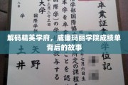 揭开威廉玛丽学院辉煌成绩单背后的神秘面纱
