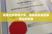 探索北安普顿大学，揭秘真实成绩单背后的故事