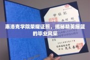 解码惠洛克学院，毕业生荣耀瞬间，一窥精英成长之路