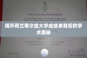 探索荷兰蒂尔堡大学成绩单的秘密花园