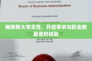 解锁未来，梅努斯大学文凭，开启学术与职业新纪元的金钥匙
