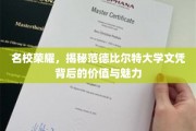 名校光环下的秘密，范德比尔特大学文凭的深层价值与独特吸引力