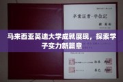 英迪之光，马来西亚学子实力绽放，开启教育新纪元