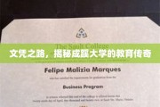 成蹊之光，揭秘名校背后的文凭传奇之路