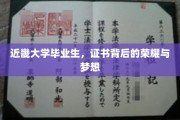 荣耀证书背后的近畿大学毕业生，追梦之旅的精彩启程