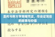 圣托玛斯荣耀证书揭秘，毕业证背后的传奇价值与故事