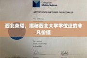 探寻西北大学学位证的神秘魅力，西北荣耀背后的价值密码