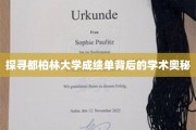 解码都柏林大学成绩单，一场学术成就的深度揭秘之旅