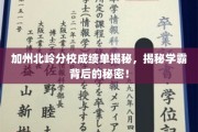 加州北岭分校成绩单揭秘，揭秘学霸背后的秘密！