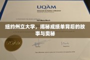 解码纽约州立大学，揭开成绩单背后的精彩篇章