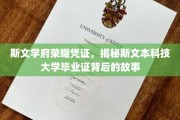 斯文荣耀，揭开斯文本大学文凭的神秘面纱