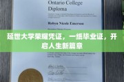 延世大学毕业证，承载梦想，开启璀璨人生之旅