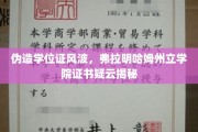 学历门事件，弗拉明哈姆州立学院证书之谜浮出水面
