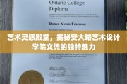 探索安大略艺术设计学院的文凭，艺术与创意的璀璨明珠