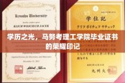 马努考理工学院荣耀，揭秘高学历背后的毕业证书传奇