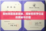 名校学位证背后的秘密，奥特拜因深度解析