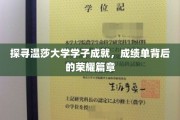揭开温莎大学精英风采，学子辉煌背后的故事