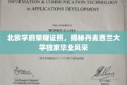 丹麦西兰大学闪耀北欧，独家毕业盛典揭秘荣耀瞬间