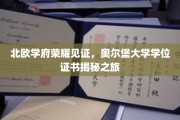 探寻北欧精英摇篮，奥尔堡大学学位证书背后的荣耀之谜