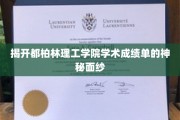 揭秘都柏林理工学院成绩单背后的故事
