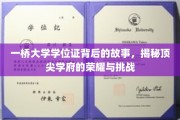 一桥大学学位证背后的传奇，探寻名校荣耀与成长之路