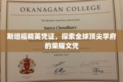 斯坦福高光凭证，解锁世界一流大学的卓越文凭之路