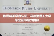 马德里理工大学精英认证，揭秘毕业证书的非凡魅力