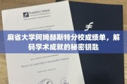 解锁麻省大学阿姆赫斯特分校成绩单，揭秘学术成就的神秘密码