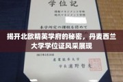 探寻丹麦西兰大学的学位证魅力，北欧精英学府的秘密曝光