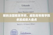 解码法国顶尖商学院，威勒学院卓越成就揭秘录