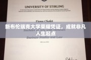 新布伦瑞克大学荣耀凭证，成就非凡人生起点