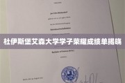 杜伊斯堡艾森精英学子绽放光彩，卓越成绩单惊艳登场