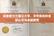 爱尔兰国立大学，国际认可的卓越教育之光