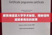 探寻海德堡大学成绩单之谜，独特背后的学术传奇