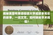 一纸文凭，跨越英伦，布莱德福德大学成绩单背后的辉煌之路