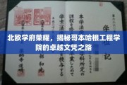 哥本哈根工程学院，探寻北欧教育殿堂的卓越学位奥秘