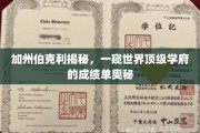 解码加州伯克利，揭秘全球顶尖学府的辉煌成就之路
