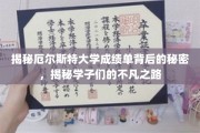 解码厄尔斯特大学成绩单，探索精英学子的非凡成长轨迹