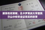 探寻北卡罗莱纳大学查佩尔山分校毕业证中的辉煌历程