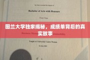 图兰大学揭秘，成绩单背后的不凡篇章