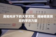 解码精英学历背后的高知魅力