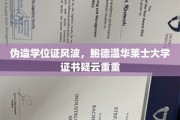 伪造学位证风波，鲍德温华莱士大学证书疑云重重