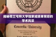 荷兰屯特大学成绩单，一窥学术殿堂的秘密魅力