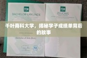 揭开千叶商科学子成绩单背后的成长轨迹