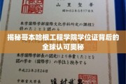 全球通行证背后的哥本哈根工程学院学位魅力揭秘